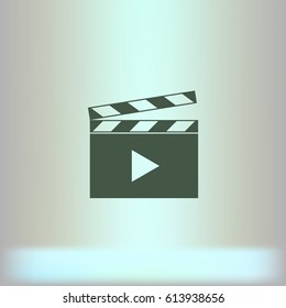 Media player icon vector illustration