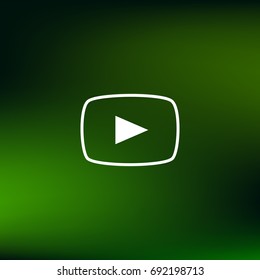 Media player icon vector illustration