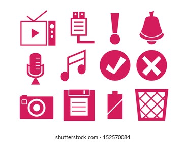 media player icons