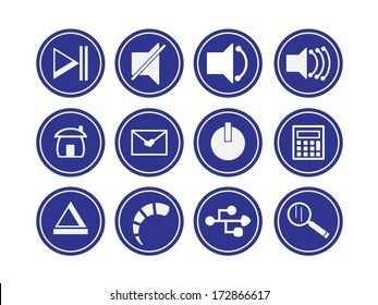 media player icons
