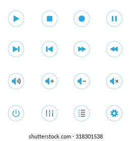 Media Player Icons