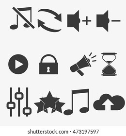 Media player icons