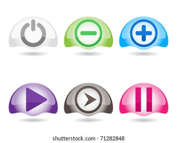 media player icons