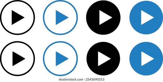 Symbole des Media Players. Symbol der Player-Schaltfläche. Vektorspiel, Zurückspulen, Pause, Stopp-Tasten. Audiowellen-Symbol. Sammlung von Multimedia-Symbolen, Media-Player-Tasten. Spielpause fortsetzen schnell vorwärts