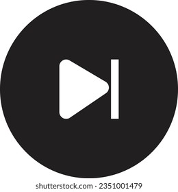 Media player icons. Music, interface, design media player buttons collection. Vector .Play, pause, replay, previous, and next track icon