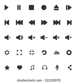 Media Player Icon - Vectorjunky - Free Vectors, Icons, Logos and More