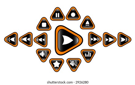 Media player iconset