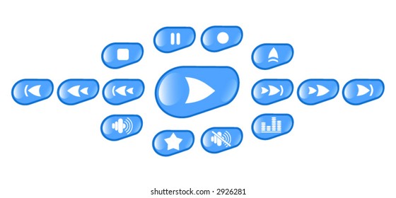 Media player iconset