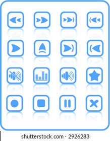 Media player iconset