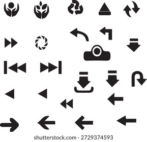 Symbole der Media Player-Benutzeroberfläche, einschließlich Wiedergabe, Pause, Stopp und Lautstärkeregelung.