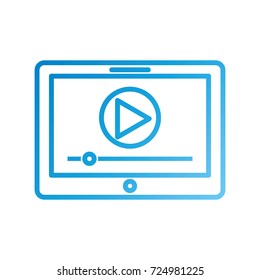 media player interface for websites or applications for tablet