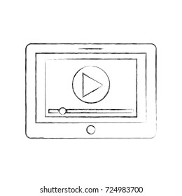 media player interface for websites or applications for tablet