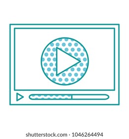 media player isolated icon