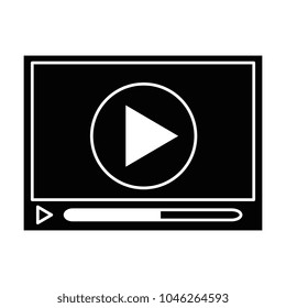 media player isolated icon