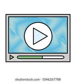 media player isolated icon