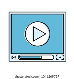 media player isolated icon