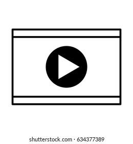 media player isolated icon