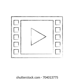 media player isolated icon