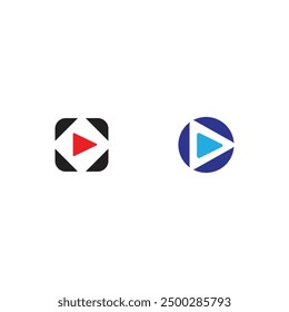 Media player logo icon design