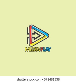 Media Player Logo Vector