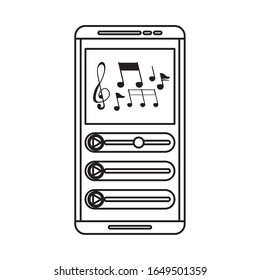 media player mp3 device icon vector illustration design