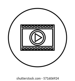 media player symbol isolated iconvector illustration design