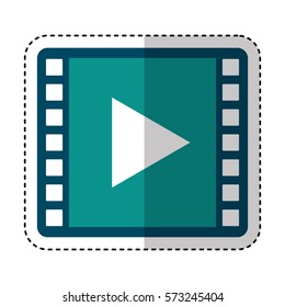 media player symbol isolated iconvector illustration design