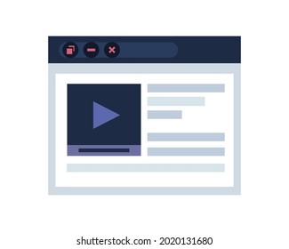 reproductor de medios en el sitio web de plantillas