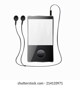 Media player. Vector