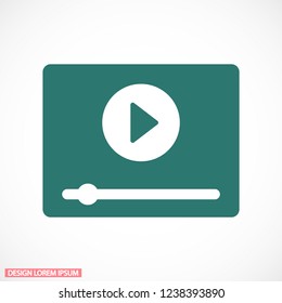 Media player Vector icon