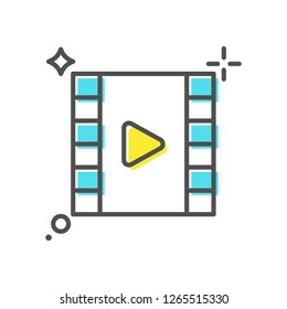 Media Player Vector Icon