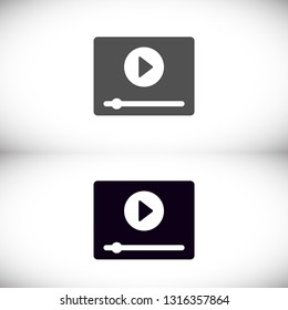 Media player Vector icon