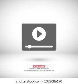 Media player Vector icon