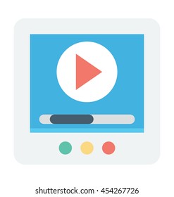 Media Player Vector Icon