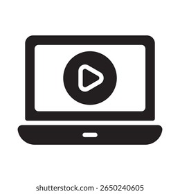 Media player Vector Icon which can easily modify or edit

