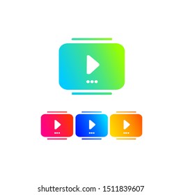 Media Players Icons - Vector