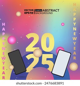 Media post phone mockup, like concept design, post template, minimalistic, luxury, floral retro futuristic poster, retro wave social media 