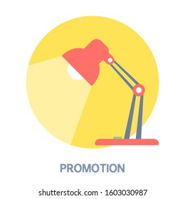 Media and Promotion Icon Concept