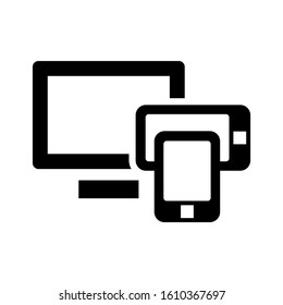 media queries icon isolated sign symbol vector illustration - high quality black style vector icons
