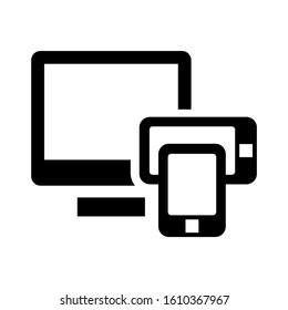 media queries icon isolated sign symbol vector illustration - high quality black style vector icons
