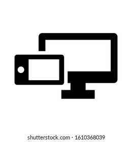media queries icon isolated sign symbol vector illustration - high quality black style vector icons
