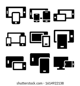 media queries icon isolated sign symbol vector illustration - Collection of high quality black style vector icons
