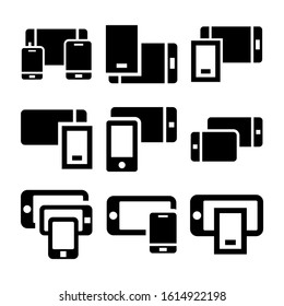 media queries icon isolated sign symbol vector illustration - Collection of high quality black style vector icons
