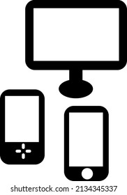 media queries icon isolated sign symbol vector illustration high quality black style vector icons.eps
