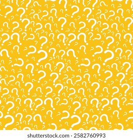 media question white yellow pattern vector design illustration