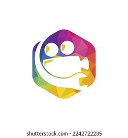 Media repair vector logo design template. Video camera with wrench icon logo design.