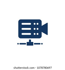 Media Server Logo Icon Design