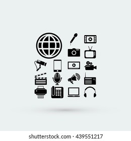 Media set icons