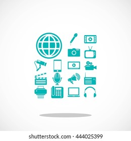 Media set icons