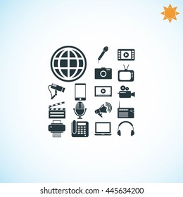 Media set icons